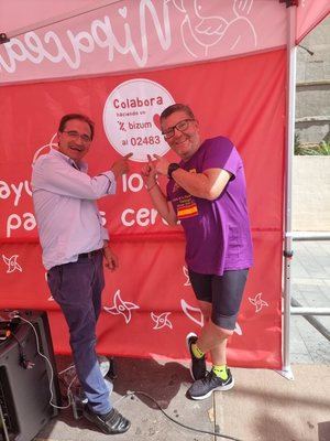 Éxito rotundo en #PedaladasPorNIPACE, 24h dando pedales con Nacho Redondo para visibilizar la Parálisis Cerebral y ayudar a NIPACE.