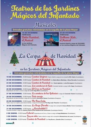 Una treintena de actividades seguras contra la covid19 dentro del programa navideño publicado en la web municipal del Ayuntamiento de Guadalajara