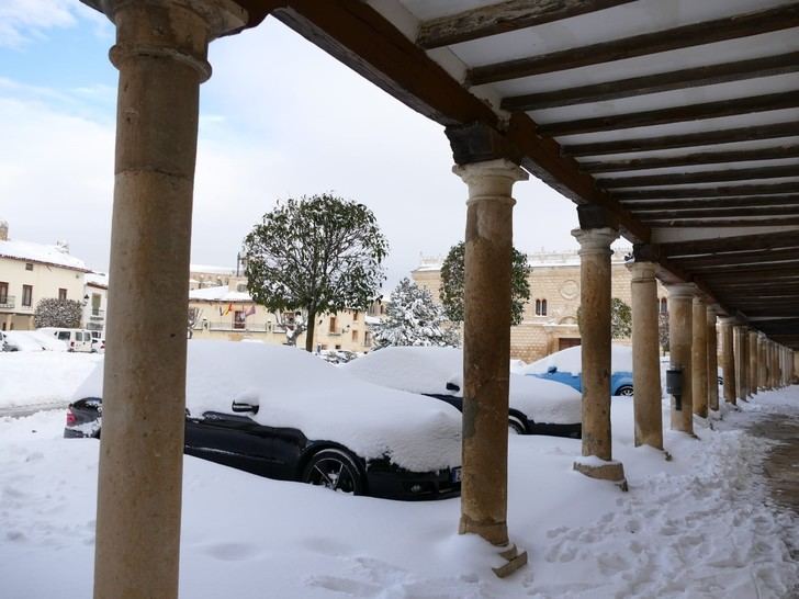 La colaboración ciudadana minimiza el impacto de Filomena en Cogolludo