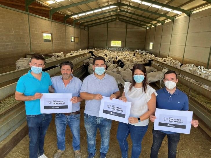 Maroto y Pérez presentan la campaña de NNGG CLM ¨Somos nuestros Ganaderos¨