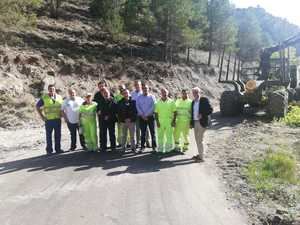 La Diputación de Guadalajara está mejorando ocho carreteras del Señorío de Molina con una inversión de 986.410 total de euros