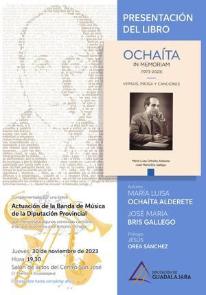 Este jueves se presenta en el Centro San Jos&#233; de Guadalajara el libro &#8220;Ocha&#237;ta in memoriam&#8221;