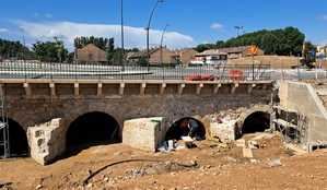 AIKE ha propuesto recuperar m&#225;s ojos del Puente &#193;rabe de Guadalajara durante la urbanizaci&#243;n del SUE-30