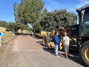 Ya han comenzado las obras de la carretera CM-2120 que enlaza con la v&#237;a de acceso a Olmeda de Cobeta
