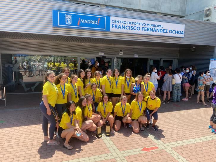 SincroCan, oro en cadete e infantil de sincronizada en el Campeonato de Verano
