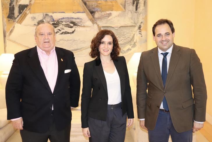 Paco Núñez traslada a Díaz Ayuso el problema de la carretera M-117 y trabajará junto a la presidenta madrileña en buscar una solución a la alta siniestralidad de la vía