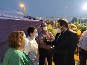 Núñez felicita a todo el personal sanitario del Hospital de Hellín y a los servicios de emergencia por su rápida actuación en el incendio que ha sufrido el centro hospitalario