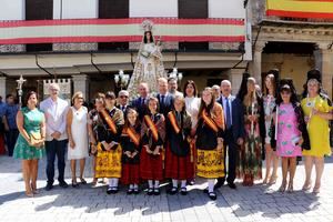 Pareja celebró este domingo el día de la Virgen de los Remedios