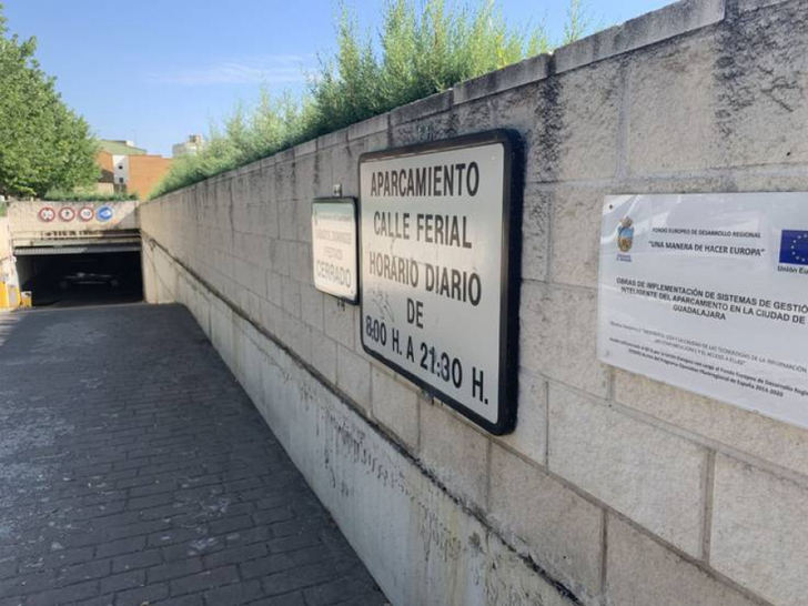 El Ayuntamiento de Guadalajara ofrece en propiedad a 75 años un total de 221 plazas en el aparcamiento municipal de la calle Ferial