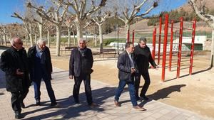 El presidente de la Diputaci&#243;n y el alcalde de Molina de Arag&#243;n inauguran el renovado Parque de la Alameda