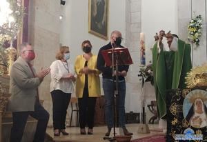 Emotivo homenaje de despedida a don Rafael Benito García, cura-párroco de Yunquera