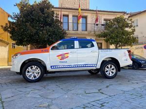 Un nuevo vehículo para el Servicio de Protección Civil y Emergencias del Ayuntamiento de Brihuega gracias al PENGUA