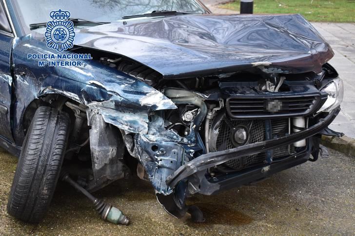 Persecución en coche por las calles de Guadalajara que termina con la detención de una pesona que había robado en 30 furgonetas