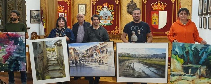 Miguel Ángel Lacal García, vencedor del XL Certamen Internacional de Pintura Rápida al Aire Libre Jesús Horche