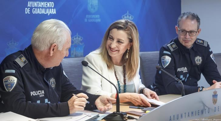 La Policía Local detalla la actividad realizada durante 2018 en Guadalajara