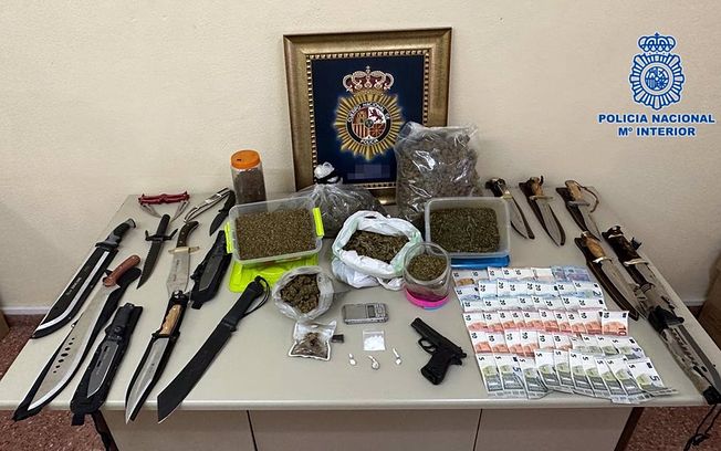 La Policía Nacional desmantela dos narcopisos en el Casco Histórico de Toledo y detiene a tres personas