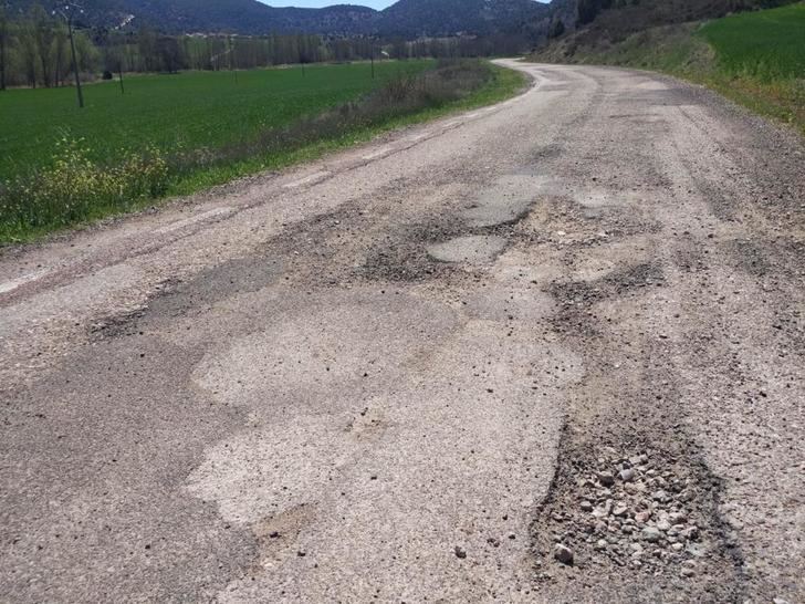 El PP pedirá al Gobierno del socialista Page el arreglo inmediato de la carretera de Huertahernando, la CM 2113