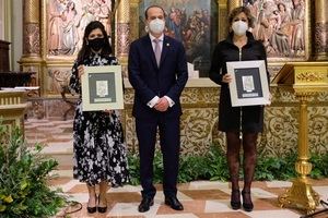 La concatedral de Santa María acoge el Pregón de Navidad ofrecido por Pilar Resano y Manuela Galán, profesionales sanitarias del Hospital de Guadalajara