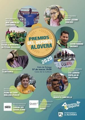 El ciclista Perico Delgado y el protagonista de Campeones Roberto Chinchilla parte de los reconocidos en los Premios del Deporte de Alovera