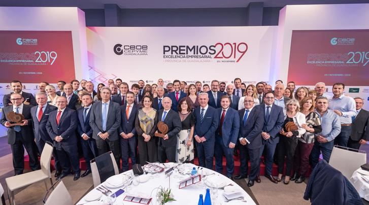 CEOE-CEPYME Guadalajara entrega sus premios Excelencia Empresarial 2019 durante la 