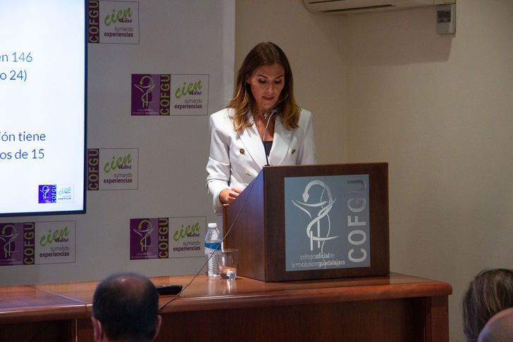 Concepción Sánchez, presidenta del Colegio de Guadalajara pide fortalecer la farmacia rural y la atención domiciliaria del farmacéutico.