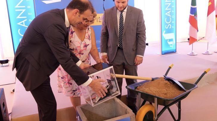 Scannell Properties coloca la primera piedra del nuevo centro logístico de más de 12.000 metros cuadrados en Alovera