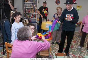 El profesor Potato y el mago Curro visitan el Hospital de Guadalajara