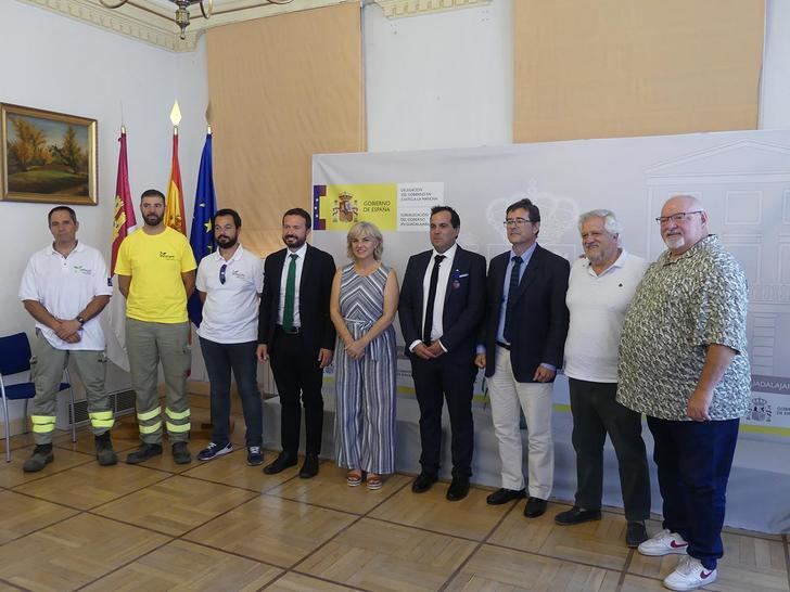 El delegado de GEACAM en Guadalajara durante la borrasca Filomena, Federido Romero, ha recibido la Medalla al Mérito de la Protección Civil