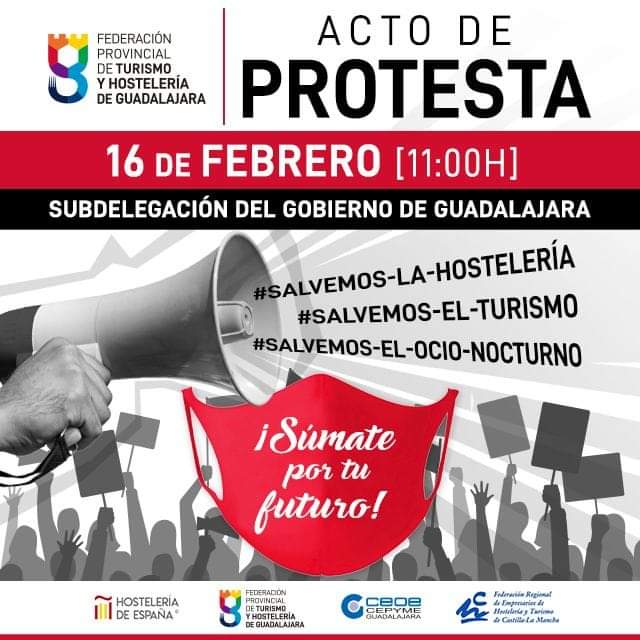 La Federación Regional de Empresarios de Hostelería y Turismo de CLM muestra su rechazo absoluto ante la decisión, por parte de la Junta de Page, de prorrogar el cierre de los establecimientos