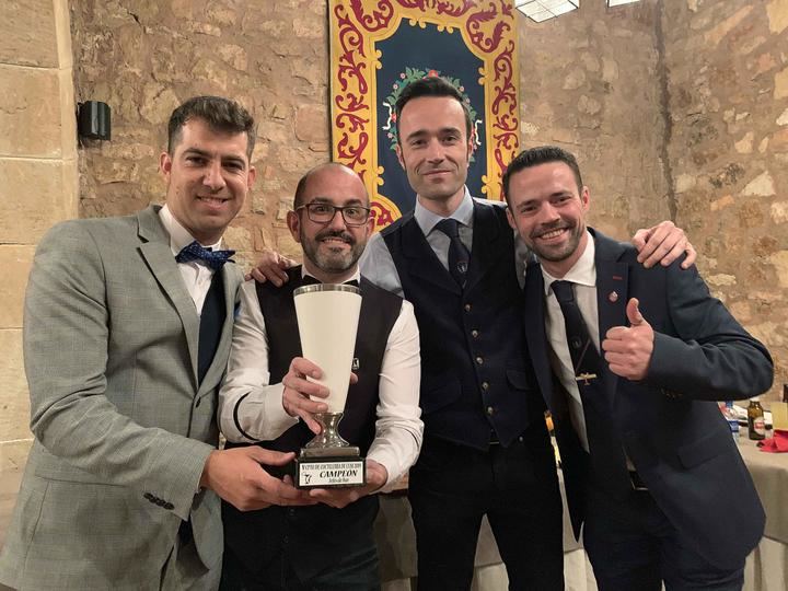 Santy Checa campeón de Castilla-La Mancha en cóctel clásico con 'Basquiat'