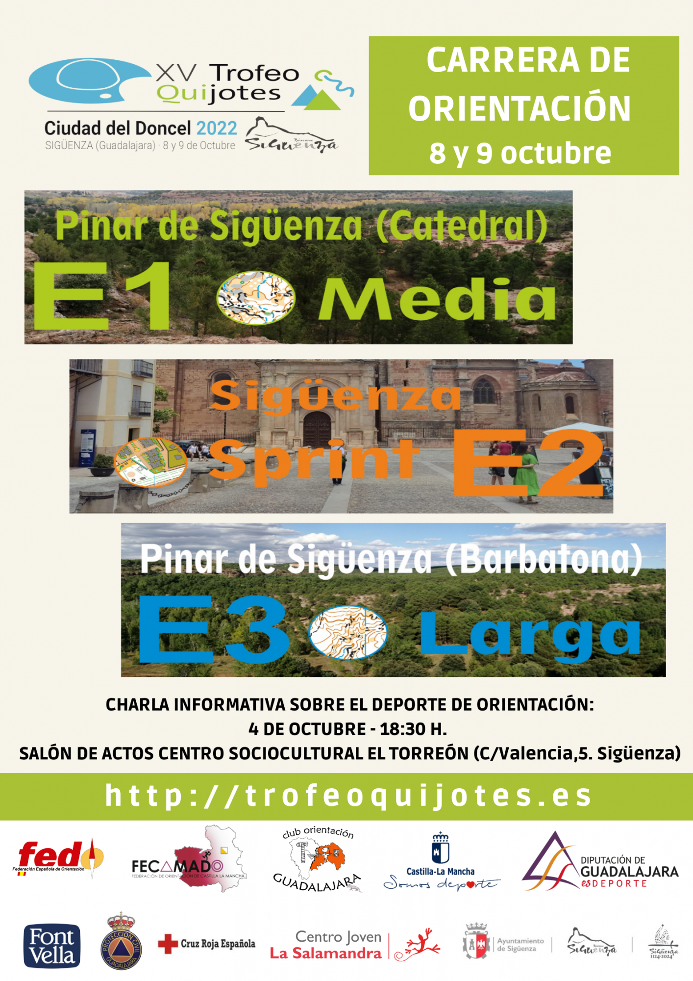 Sigüenza acogerá la XV edición de Trofeo Quijotes en la modalidad de Orientación