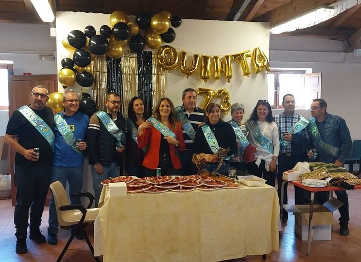 Celebración de los 50 años de la Quinta de 1973 de Málaga del Fresno