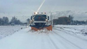 Siete rutas escolares de Guadalajara canceladas este viernes por la nieve caída