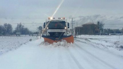 Incidencias y suspensión de rutas escolares por la nieve en la provincia de Guadalajara y CLM