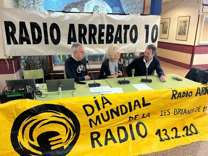 El Ayuntamiento de Guadalajara participa en el maratón radiofónico de Radio Arrebato en el IES Brianda de Mendoza 