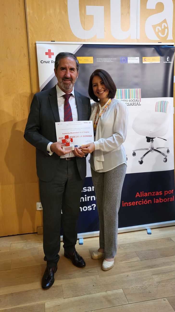 REBI recibe el Premio al Fomento de la Diversidad en el Empleo de Cruz Roja Guadalajara