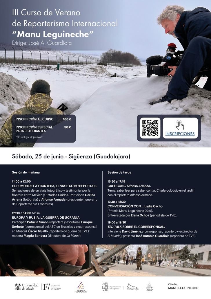 La guerra de Ucrania, argumento principal del III Curso de Reporterismo de Sigüenza