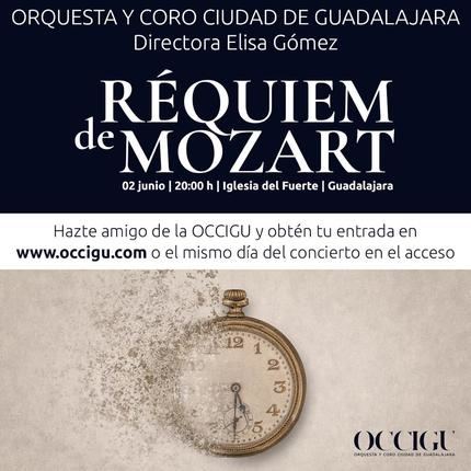 El Réquiem de Mozart sonará este viernes en la Iglesia del Fuerte de San Francisco de Guadalajara