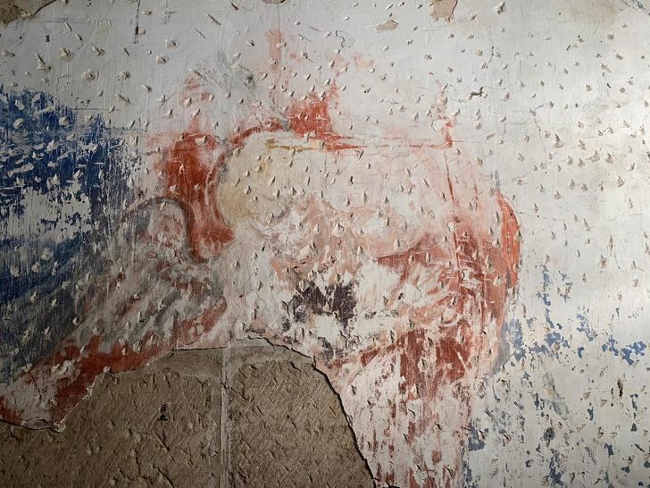 Consolidada y restaurada la parte de pintura mural del presbiterio de la Iglesia de Santiago de Sigüenza que aún se conserva