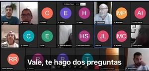 Joselu Resuela (Podemos) cosechó un gran éxito en su primer encuentro virtual