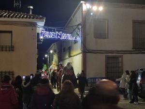 Fuentenovilla recibe, a caballo, a Sus Majestades de Oriente