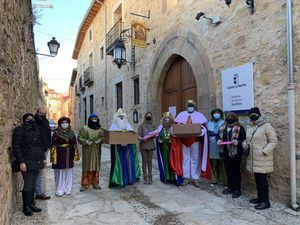Los Reyes Magos no han faltado a su cita con Sigüenza, por primera vez acompañados por la Banda de Música