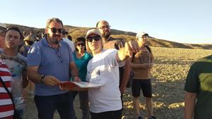 El delegado de la Junta en Guadalajara se une a la jornada de puertas abiertas de las excavaciones arqueológicas de Caraca en Driebes