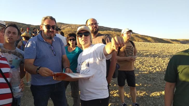 El delegado de la Junta en Guadalajara se une a la jornada de puertas abiertas de las excavaciones arqueológicas de Caraca en Driebes