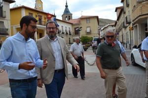 El Delegado de la Junta en Guadalajara visita Jadraque para interesarse por los proyectos y necesidades del municipio