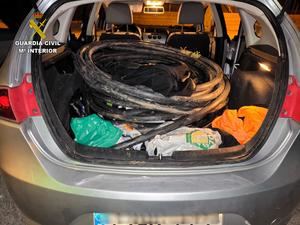 Desarticulado en Alcolea un grupo criminal dedicado al robo de cable telefónico