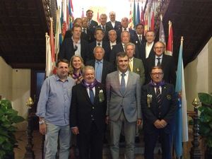 El alcalde de Guadalajara recibe a los participantes del XLIII Congreso de Federaciones Autonómicas de Golf