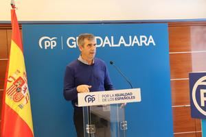 Román: “Espero que el diputado socialista Alberto Rojo escuche el clamor de los guadalajareños que dice no a la amnistía y que la convivencia no se garantiza comprando votos”