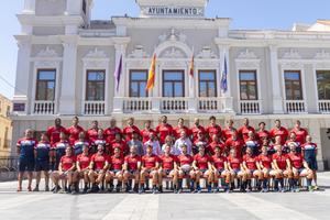 La alcaldesa de Guadalajara recibe a la Selección Española de Rugby