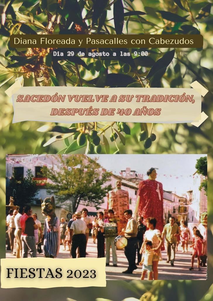 Sacedón recuperará sus cabezudos después de alrededor de casi tres décadas